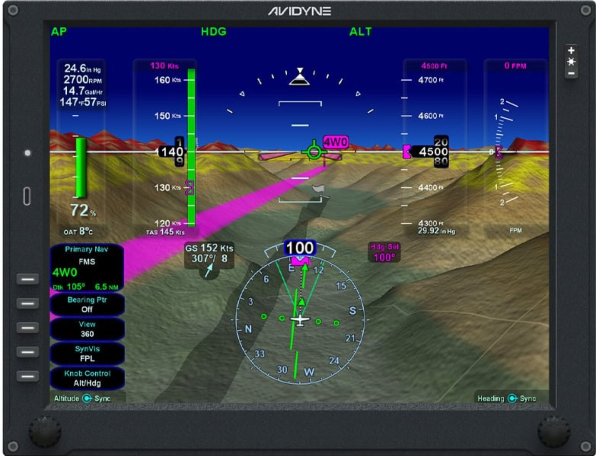 Pfd Map Avionic Avidyne Vantage 12 Upgrade PFD/MFD for Cirrus – Nexair Avionics